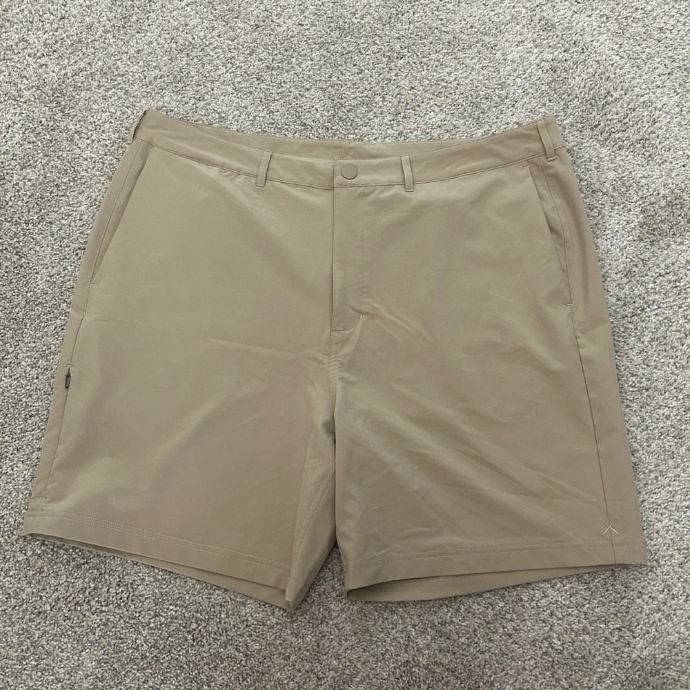 Cuts Coz Venture Shorts 38 Tan Khaki‎ 7" Inseam Performance Stretch Men's